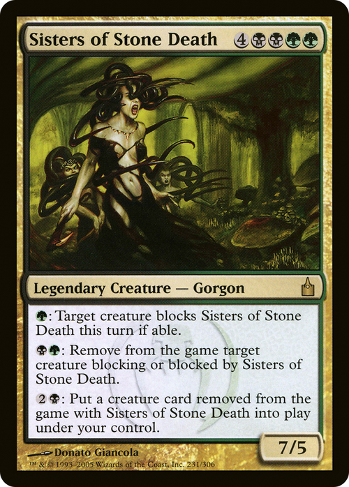 Sisters of Stone Death (RAV-231) - Ravnica: City of Guilds Foil