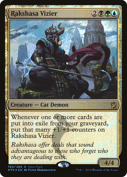 Rakshasa Vizier (UMP-193) - Khans of Tarkir Promos Foil