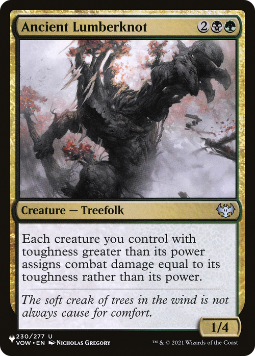Ancient Lumberknot (LIST-230/277) - The List