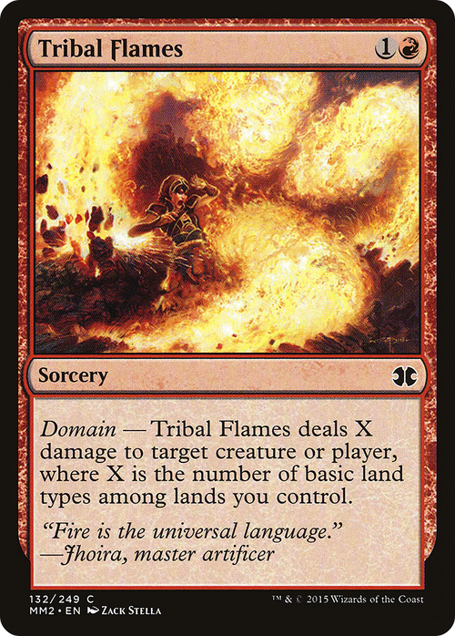Tribal Flames (MM2-132) - Modern Masters 2015