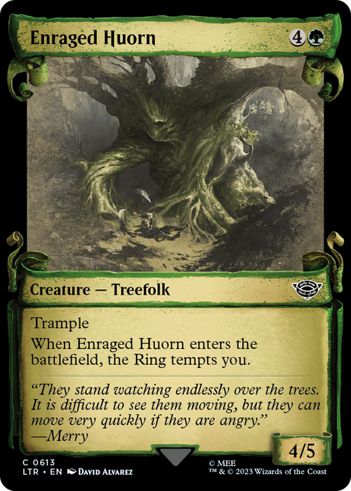 Enraged Huorn (Showcase Scrolls) (LTR-613) - The Lord of the Rings: Tales of Middle-earth: (Showcase) Foil