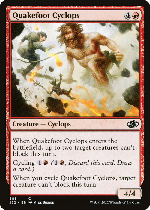 Quakefoot Cyclops (J22-583) - Jumpstart 2022
