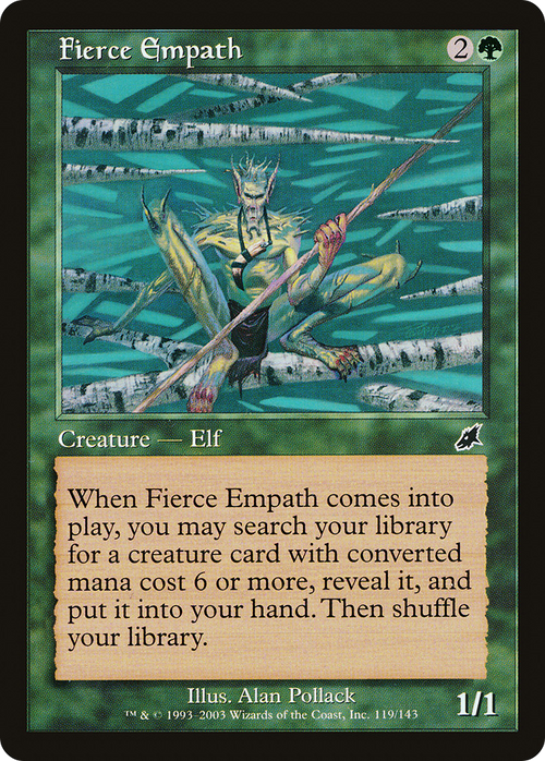 Fierce Empath (SCG-119) - Scourge Foil
