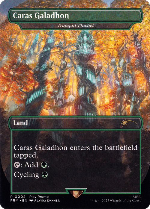 Caras Galadhon - Tranquil Thicket (PLAY-002) - MagicFest 2023 / Caras Galadhon (Borderless)