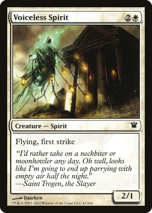 Voiceless Spirit (ISD-042) - Innistrad
