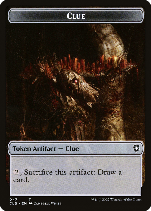 Clue (TCLB-047) - Battle for Baldur's Gate Tokens