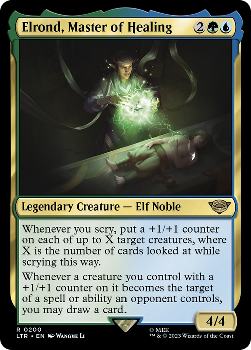 Elrond, Master of Healing (LTR-200) - The Lord of the Rings: Tales of Middle-earth Foil