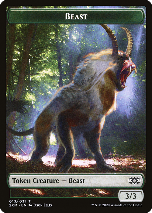 Beast (T2XM-013) - Double Masters Tokens