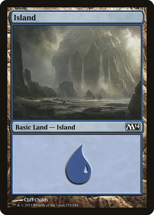 Island (235) (M14-235) - Magic 2014 Foil