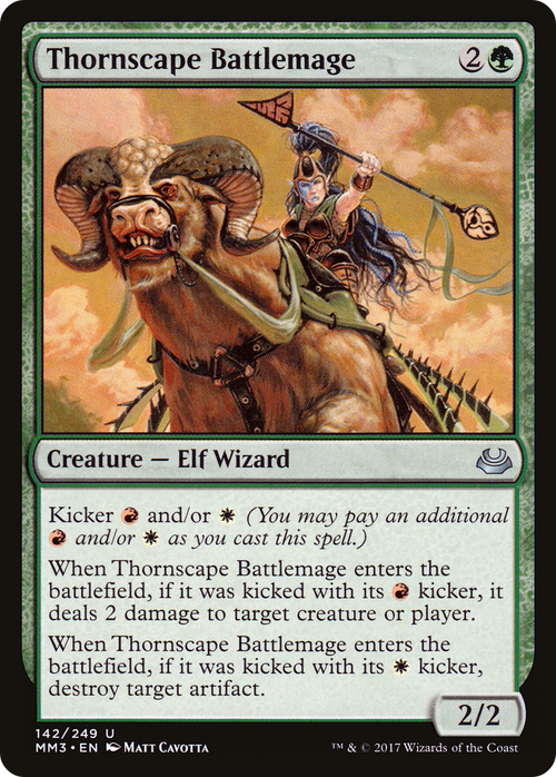 Thornscape Battlemage (MM3-142) - Modern Masters 2017 Foil