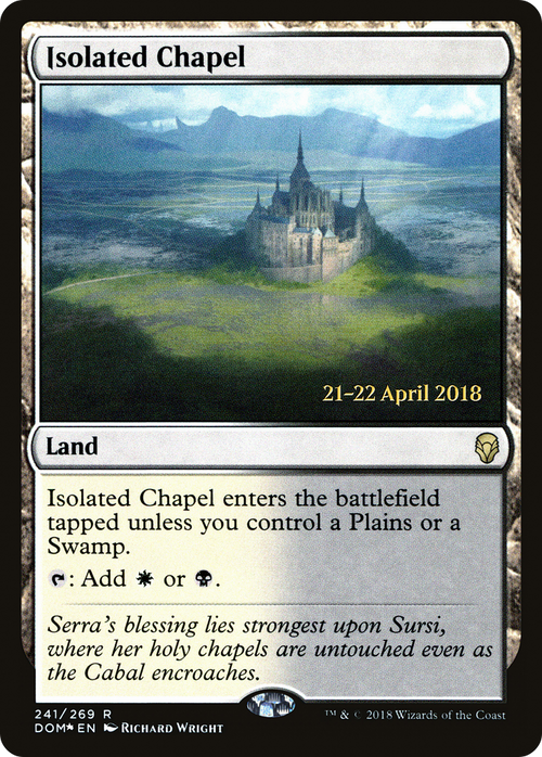 Isolated Chapel (PRE-241S) - Dominaria Promos Foil