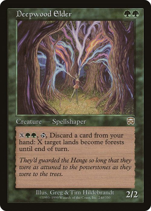 Deepwood Elder (MMQ-240) - Mercadian Masques