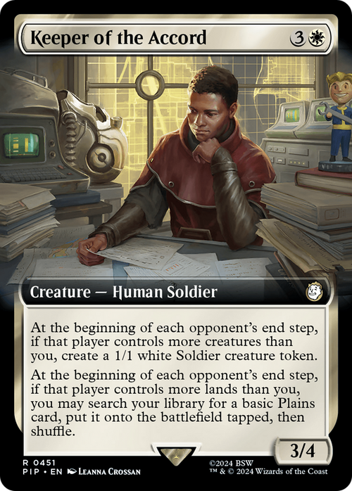 Keeper of the Accord (Extended Art) (PIP-451) - Fallout: (Extended Art) Foil