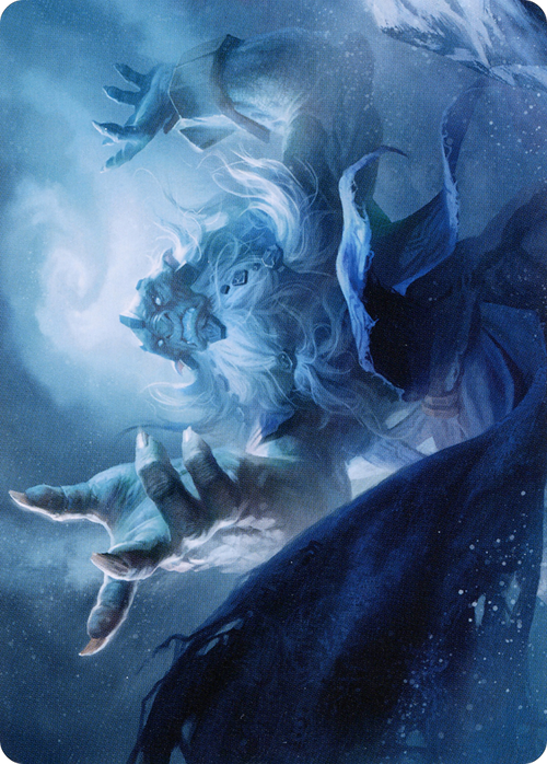 Cyclone Summoner // Cyclone Summoner (ASKHM-013) - Art Series: Kaldheim (Borderless) Foil