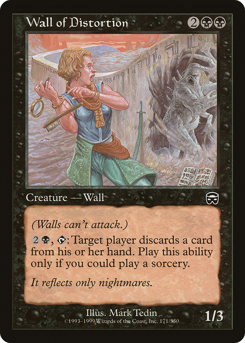 Wall of Distortion (MMQ-171) - Mercadian Masques Foil