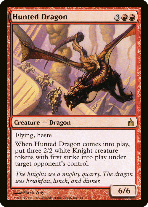 Hunted Dragon (RAV-131) - Ravnica: City of Guilds