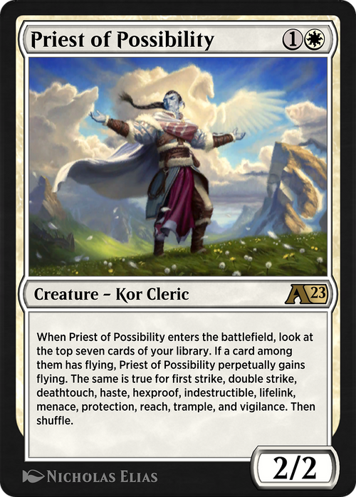 Priest of Possibility (YDMU-002) - Alchemy: Dominaria