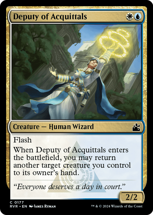 Deputy of Acquittals (RVR-177) - Ravnica Remastered Foil