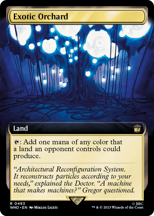 Exotic Orchard (Extended Art) (WHO-493) - Doctor Who: (Extended Art) Foil