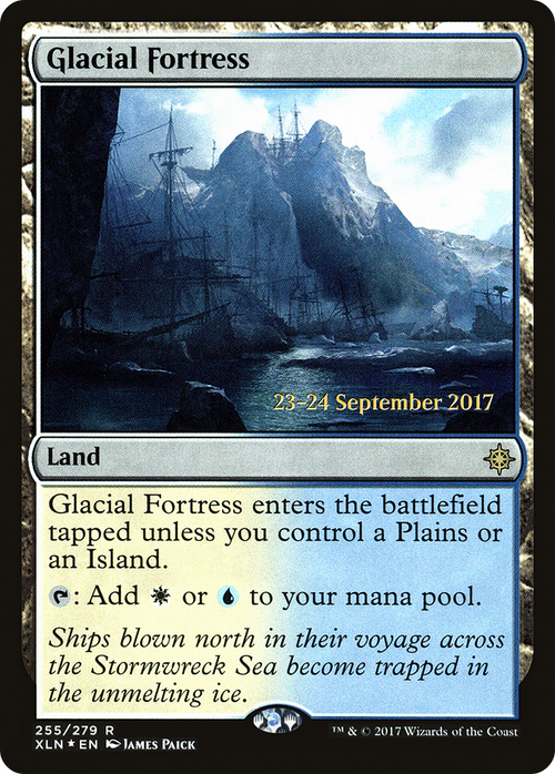 Glacial Fortress (PRE-255S) - Ixalan Promos Foil