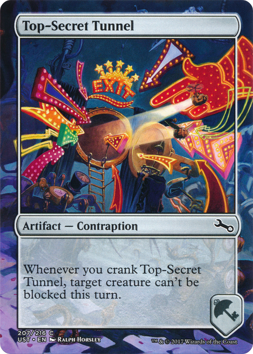 Top-Secret Tunnel (UST-207) - Unstable (Borderless) Foil