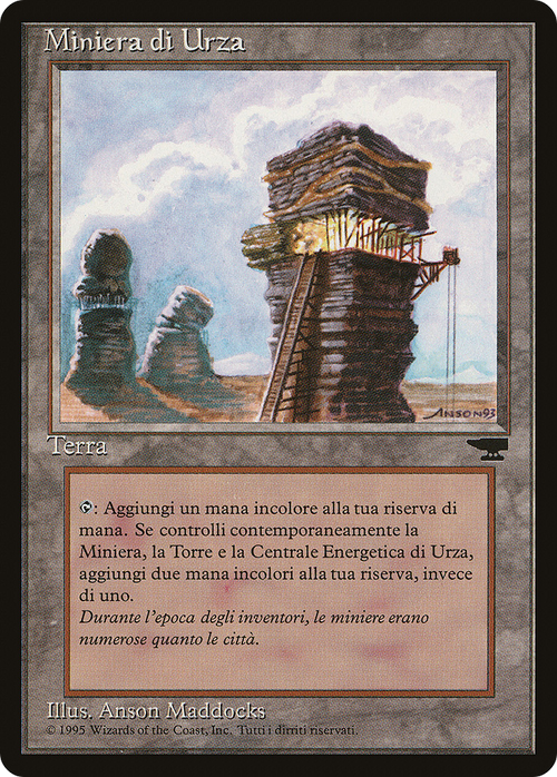 Urza's Mine (Clawed Sphere) (Italian) - "Miniera di Urza" (REN-) - Rinascimento