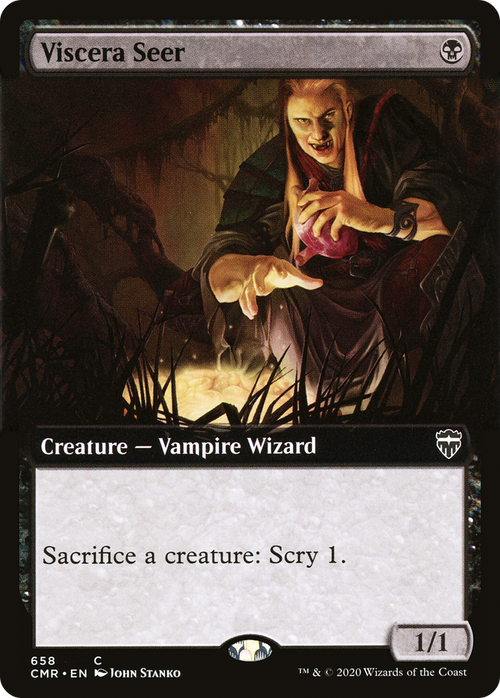 Viscera Seer (Extended Art) (CMR-658) - Commander Legends: (Extended Art)
