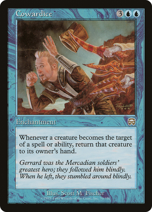 Cowardice (MMQ-070) - Mercadian Masques Foil