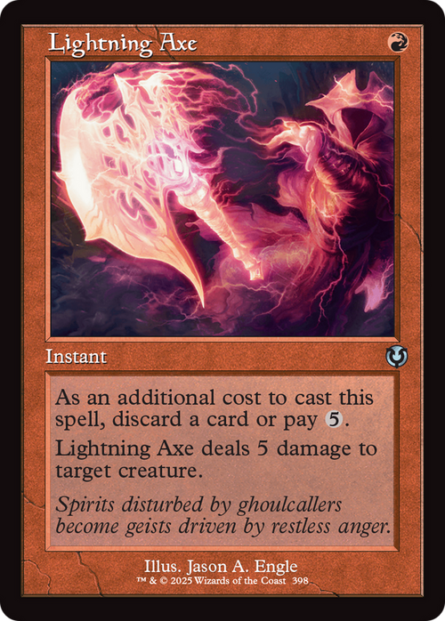 Lightning Axe (Retro Frame) (INR-398) - Innistrad Remastered