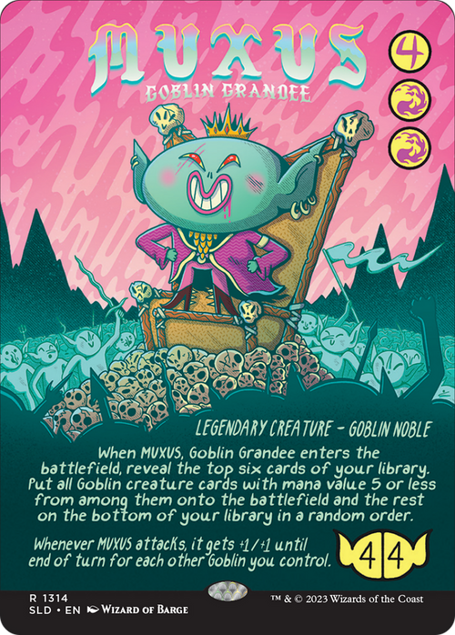 Muxus, Goblin Grandee (SLD-1314) - Secret Lair Drop (Borderless)