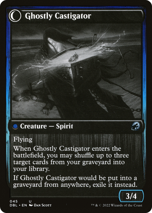 Covetous Castaway (DBL-045) - Innistrad: Double Feature: (Double Faced Transform) Foil