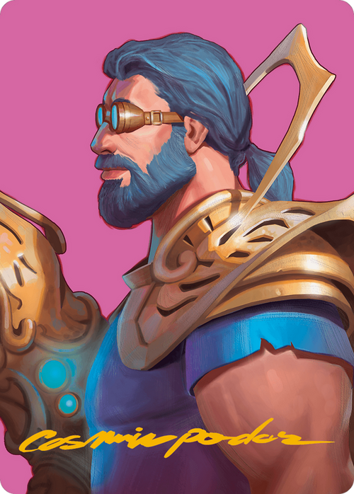 Satya, Aetherflux Genius // Satya, Aetherflux Genius (AMH3-026) - Modern Horizons 3 Art Series (Borderless) Foil