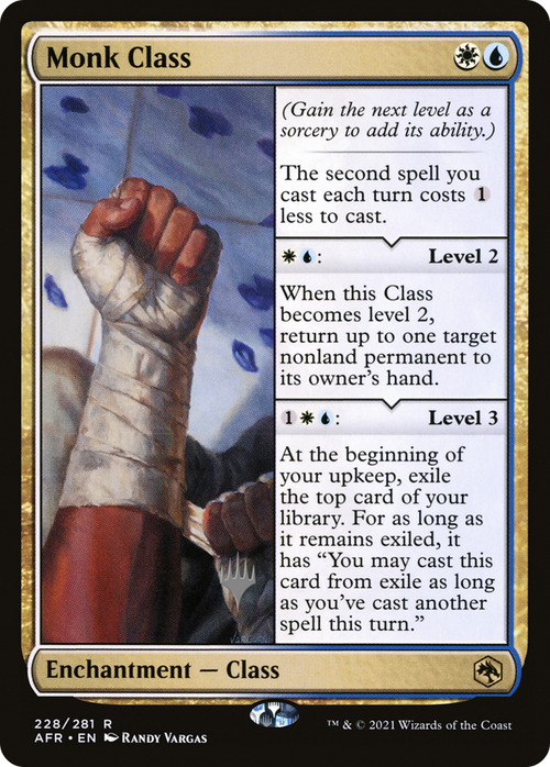 Monk Class (PPAFR-228P) - Adventures in the Forgotten Realms Promos Foil