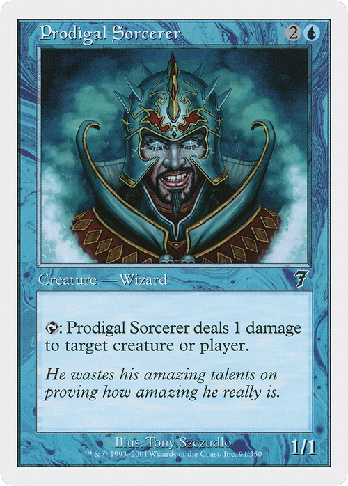 Prodigal Sorcerer (7ED-094) - 7th Edition Foil