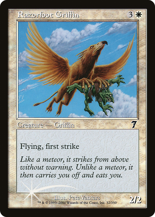 Razorfoot Griffin (7ED-032) - 7th Edition Foil