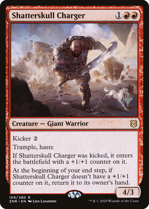 Shatterskull Charger (PPZNR-159P) - Zendikar Rising Promos Foil