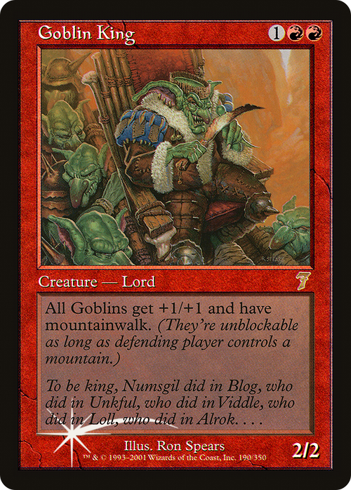 Goblin King (7ED-190) - 7th Edition Foil