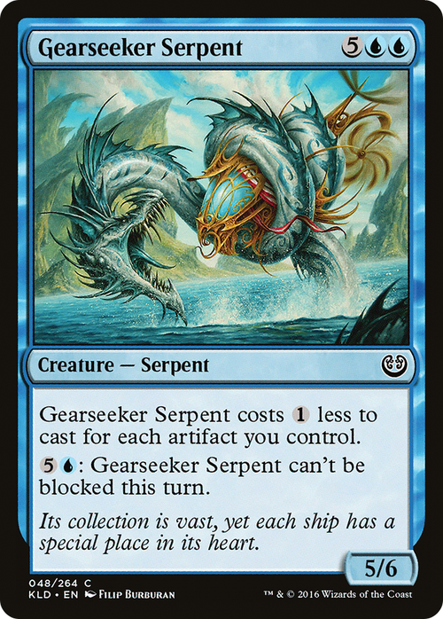 Gearseeker Serpent (KLD-048) - Kaladesh Foil