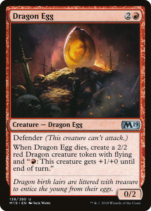 Dragon Egg (M19-138) - Core Set 2019