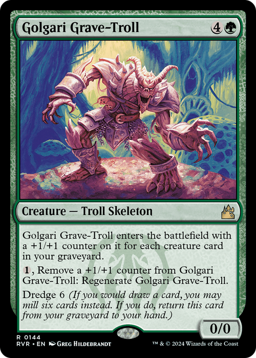 Golgari Grave-Troll (RVR-144) - Ravnica Remastered Foil