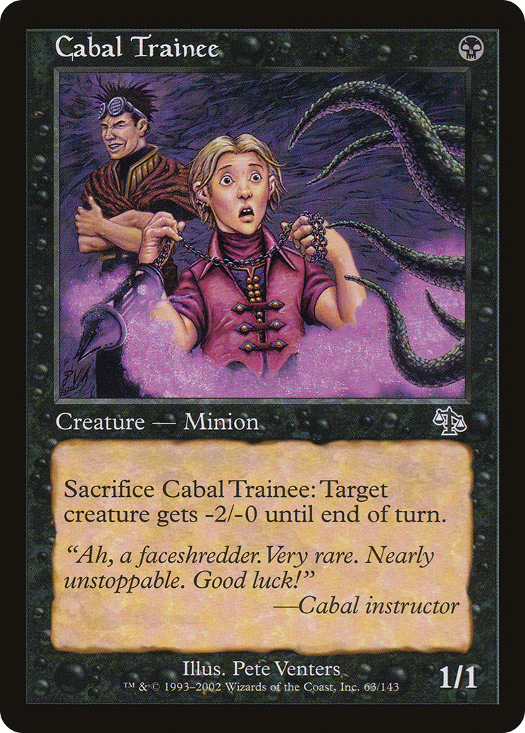 Cabal Trainee (JUD-063) - Judgment Foil