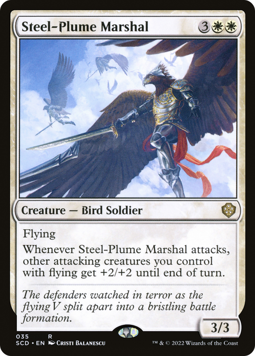 Steel-Plume Marshal (SCD-035) - Starter Commander Decks