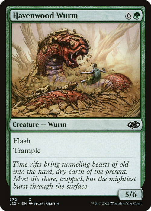 Havenwood Wurm (J22-670) - Jumpstart 2022