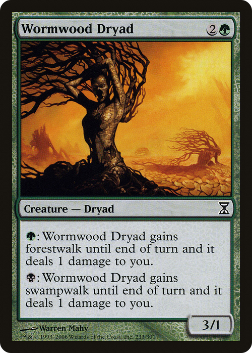Wormwood Dryad (TSP-233) - Time Spiral Foil