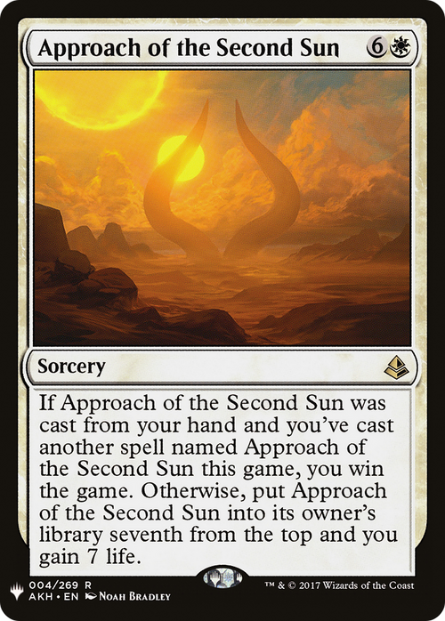Approach of the Second Sun (LIST-AKH-4) - The List