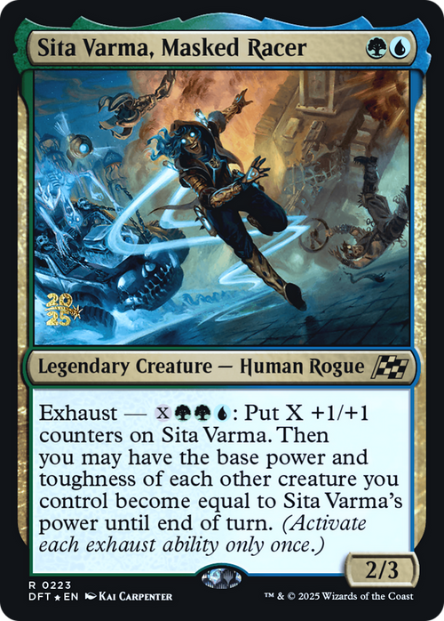 Sita Varma, Masked Racer (PRE-223S) - Prerelease Cards Foil