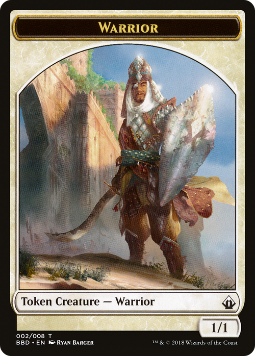 Warrior Token (BBD-002) - Battlebond Tokens