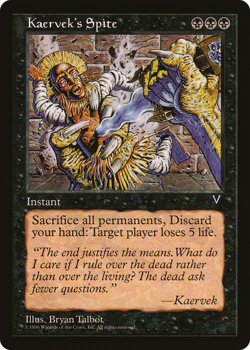 Kaervek's Spite (VIS-) - Visions