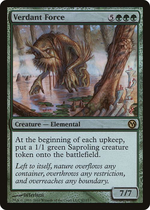 Verdant Force (DPA-087) - Duels of the Planeswalkers Foil