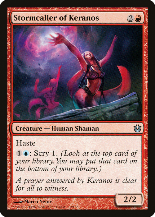 Stormcaller of Keranos (BNG-112) - Born of the Gods Foil